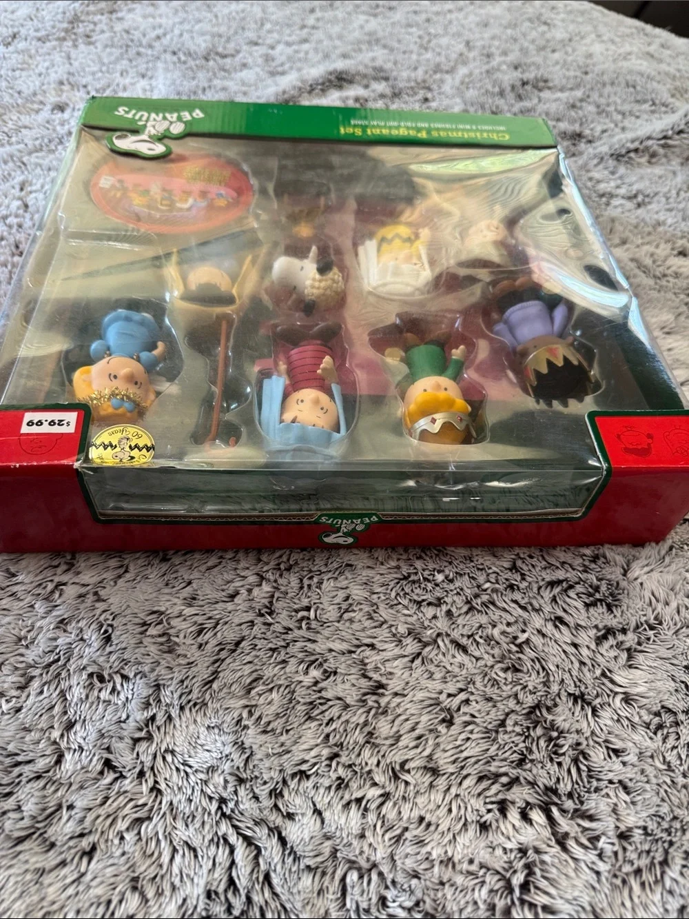 Peanuts Mini Figure Nativity Set CHRISTMAS PLAY 2010 Pageant Fold-Out Stage Box